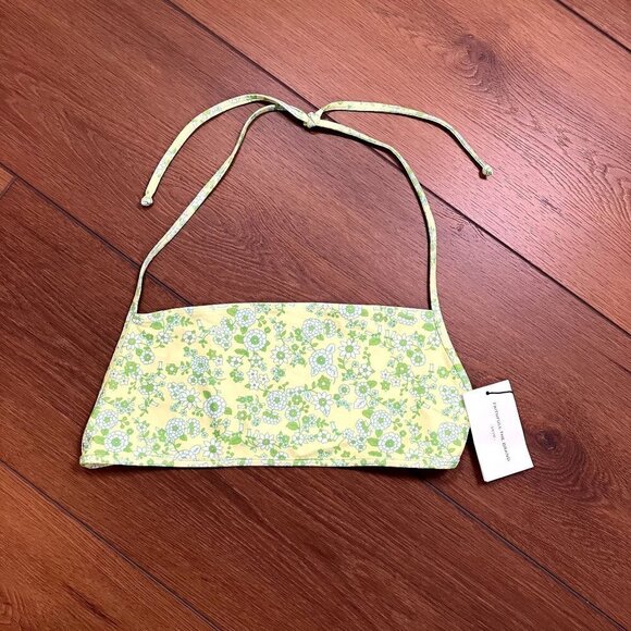 Faithfull the Brand NWT Isa Bikini Top Cremona Floral Print  (Sz XL) - Picture 2 of 9